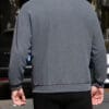 Men’s Solid Polyester Sweatshirt